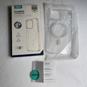 ESR Hybrid Case for iPhone 14 Pro Max HaloLock Magnetic Clear New Open Box